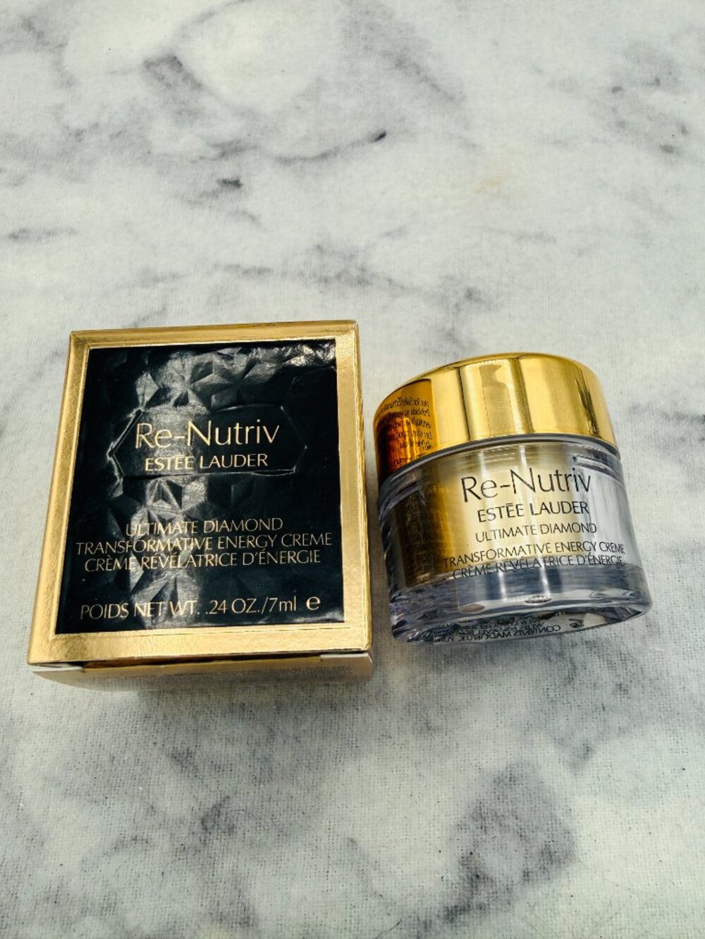 Estee Lauder Skincare Set-Re-Nutriv Ultimate Diamond Energy Cream7ml-2pc-BOX-NEW - Picture 3 of 15